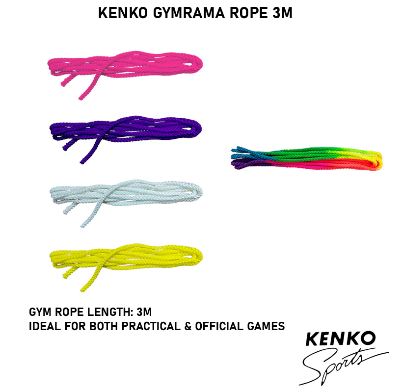 Gymrama Rope - Kenko 3M (Plain/Rainbow) CQ