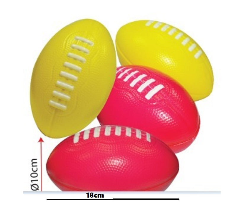 Foam Balls Rugby - PJ0351 18cm (4balls) MZ