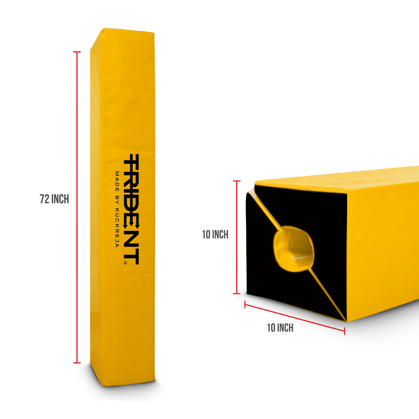 Rugby Post Protectors - Trident 10" x 10" (Set of 4) KQ