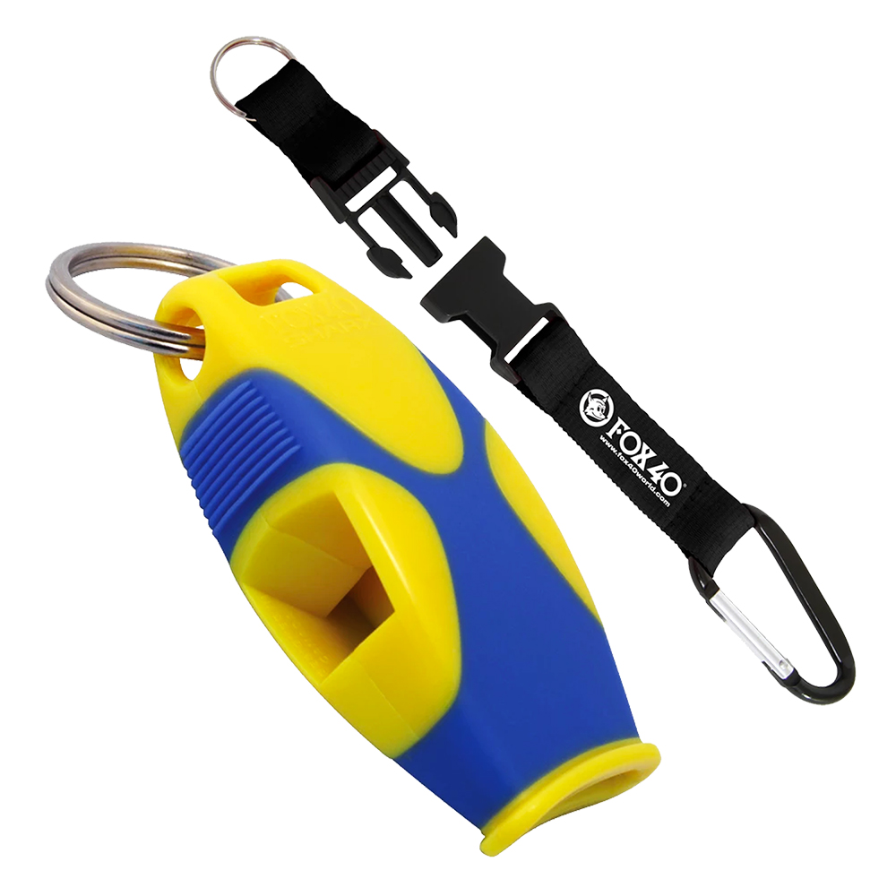 Whistle - Fox 40 Sharx (120dB) + Strap + Carabiner CQ