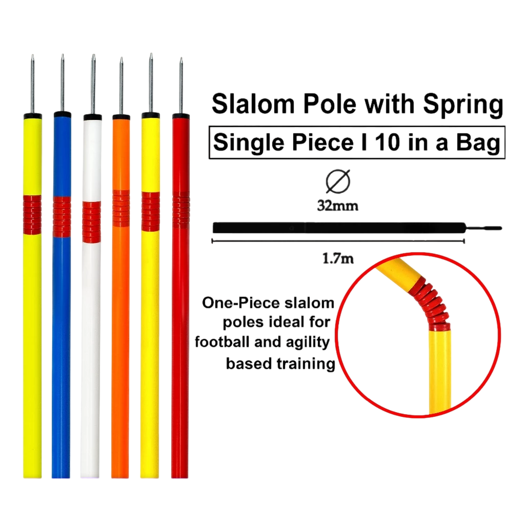 Slalom Pole - Trident With Spring (32mm) (1pc) KQ