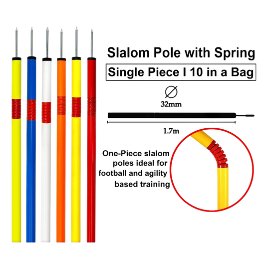 Slalom Pole - Trident With Spring (32mm) (1pc) KQ