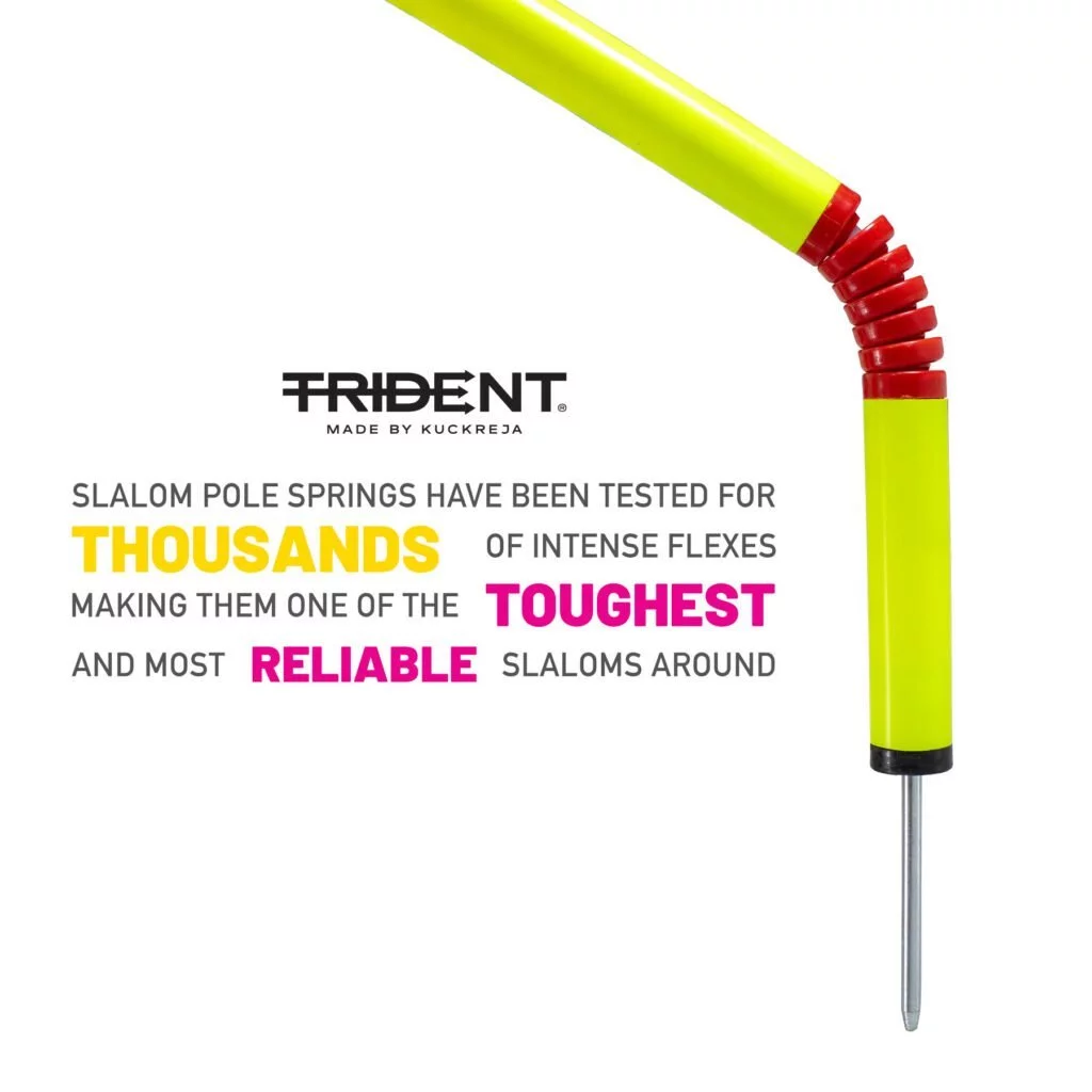 Slalom Pole - Trident With Spring (32mm) (1pc) KQ