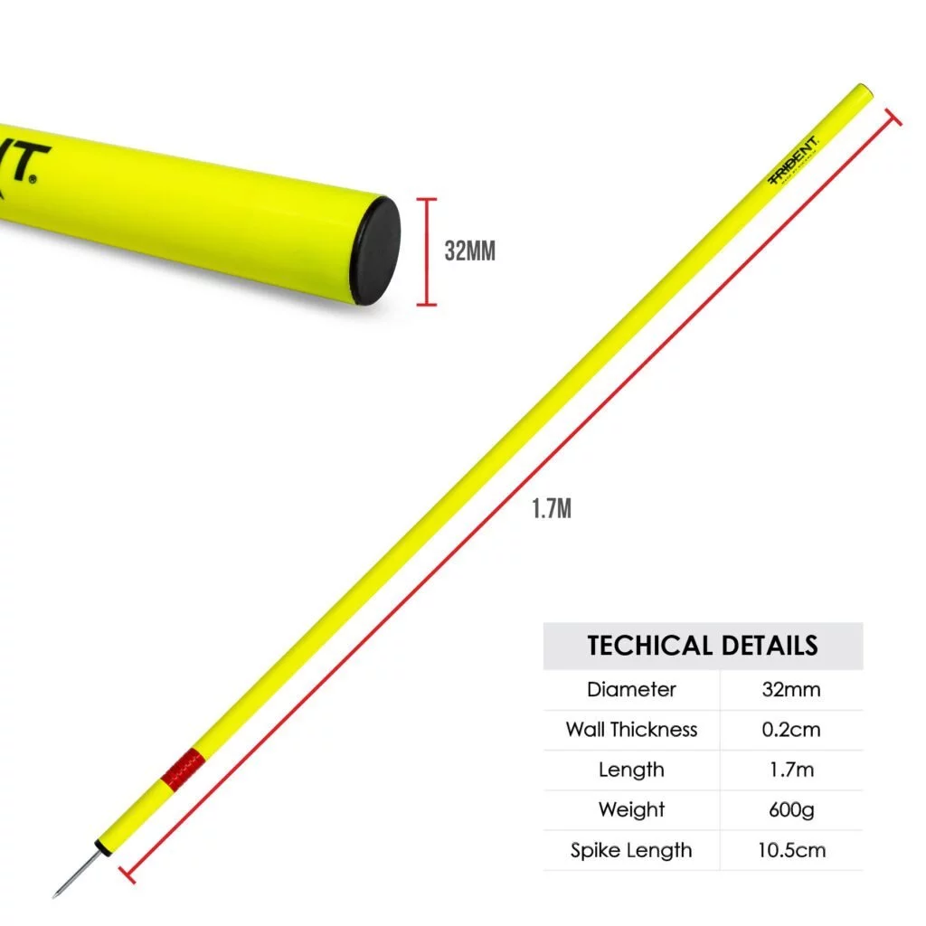 Slalom Pole - Trident With Spring (32mm) (1pc) KQ