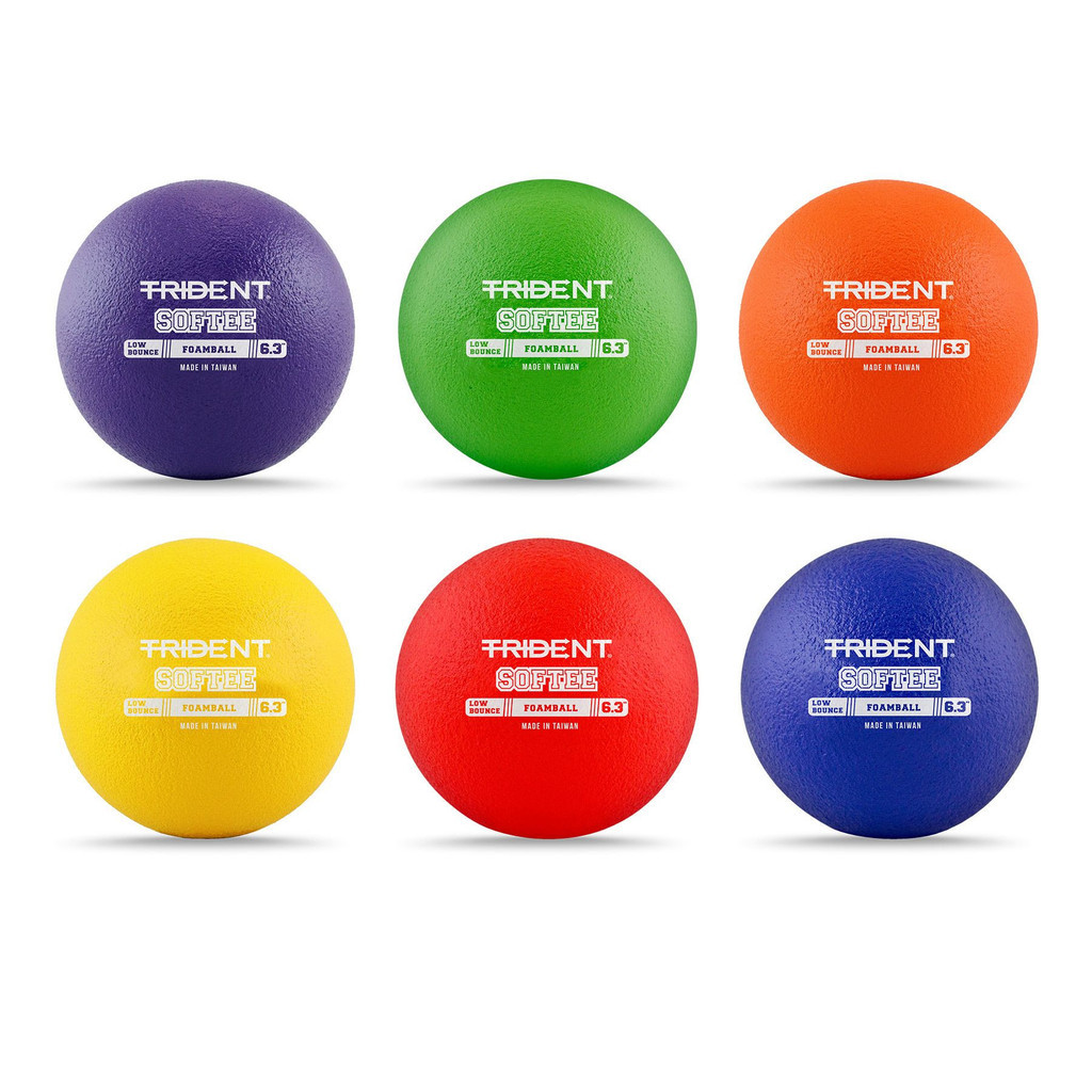 Dodgeball Foam Ball - Trident Milestone Softee Low Bounce (6.3") KQ