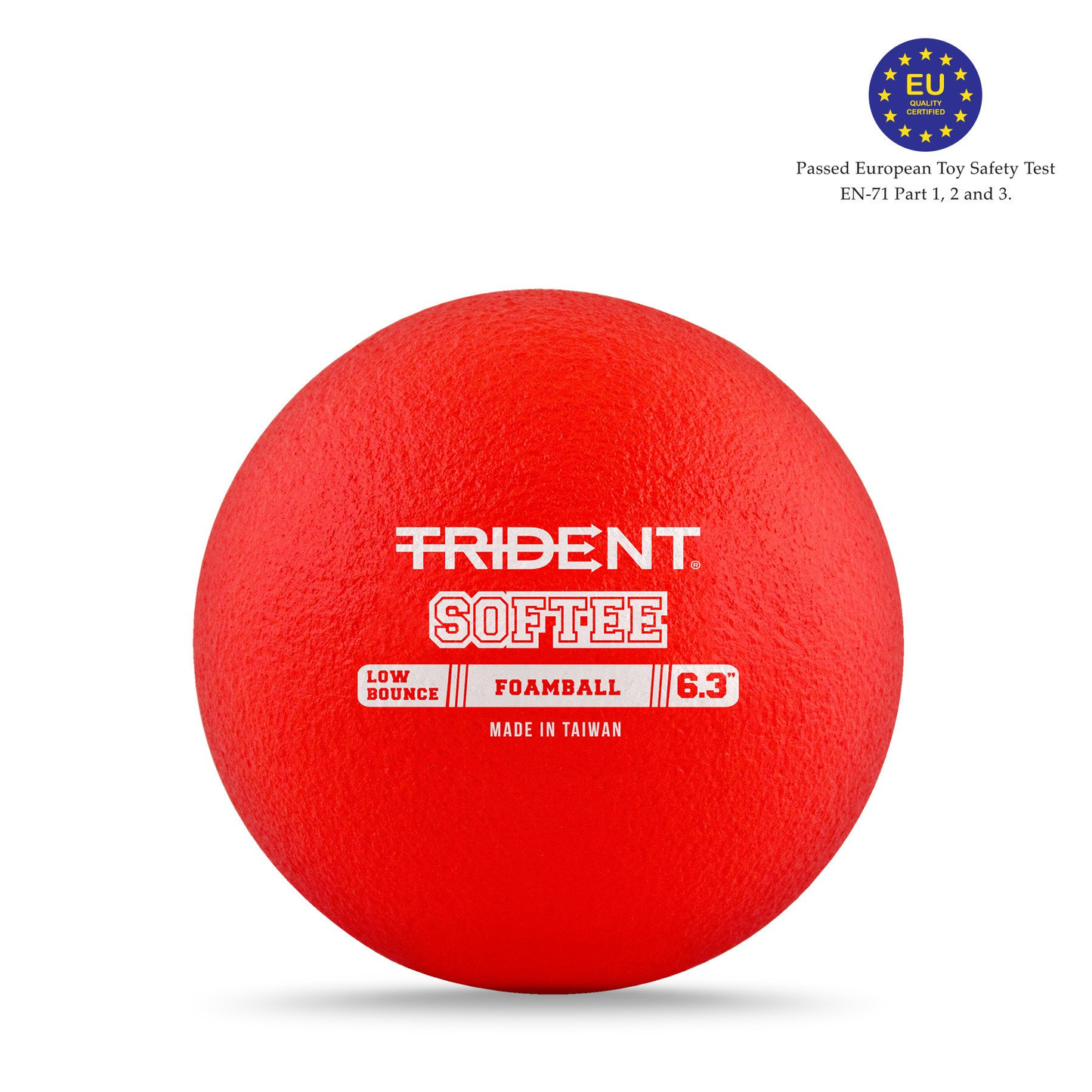 Dodgeball Foam Ball - Trident Milestone Softee Low Bounce (6.3") KQ