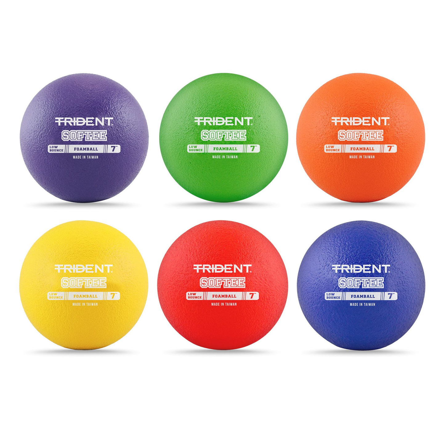 Dodgeball Foam Ball - Trident Softee Low Bounce (7") KQ