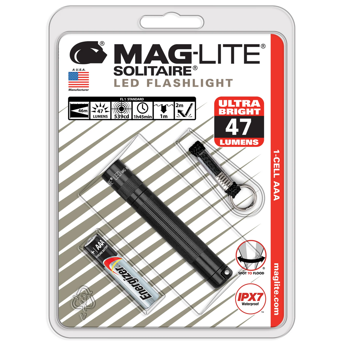 Flashlight LED - Maglite Solitaire (Blister Pack) UQ