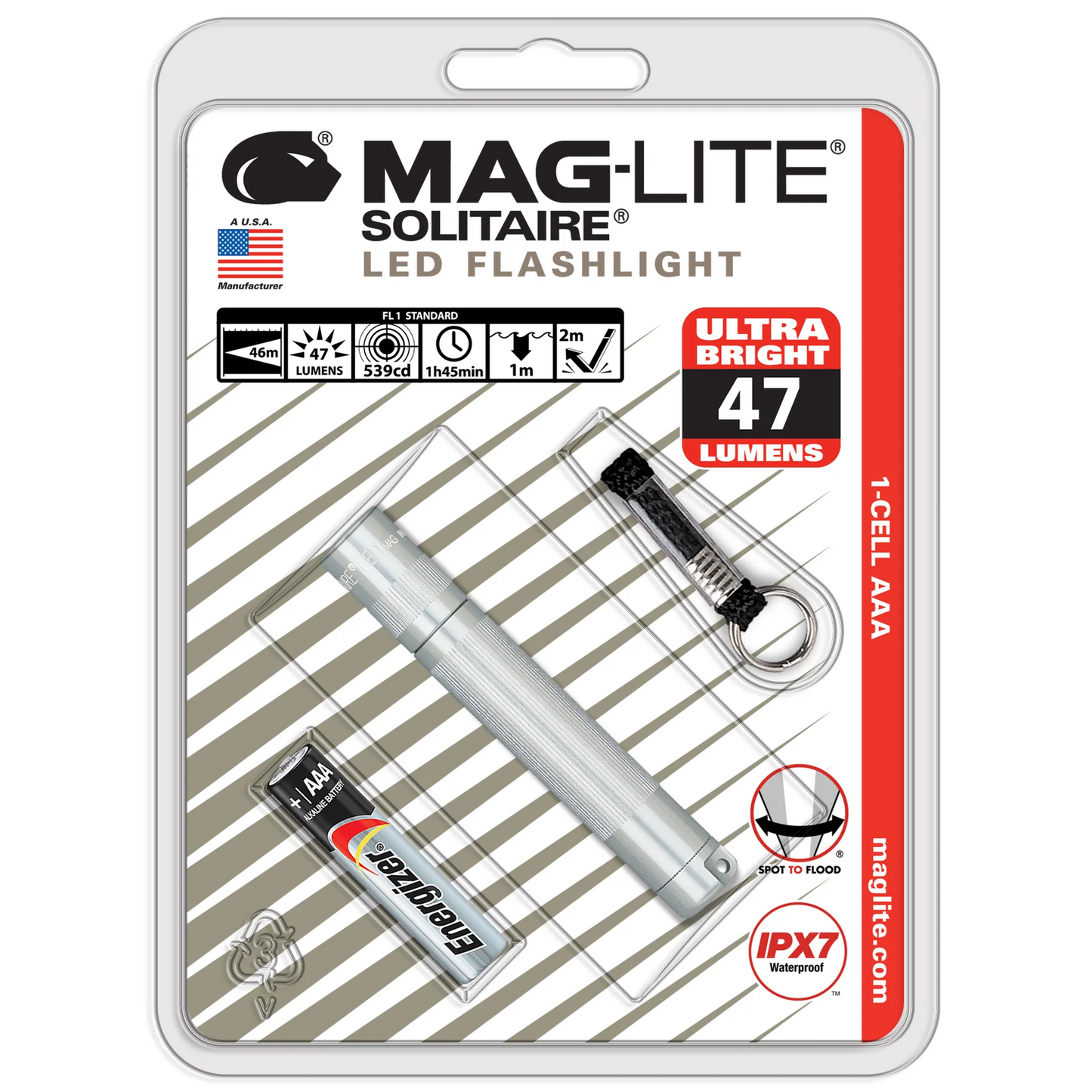 Flashlight LED - Maglite Solitaire (Blister Pack) UQ