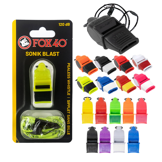 Whistle - Fox 40 Sonik Blast CMG (120dB) + Lanyard CQ