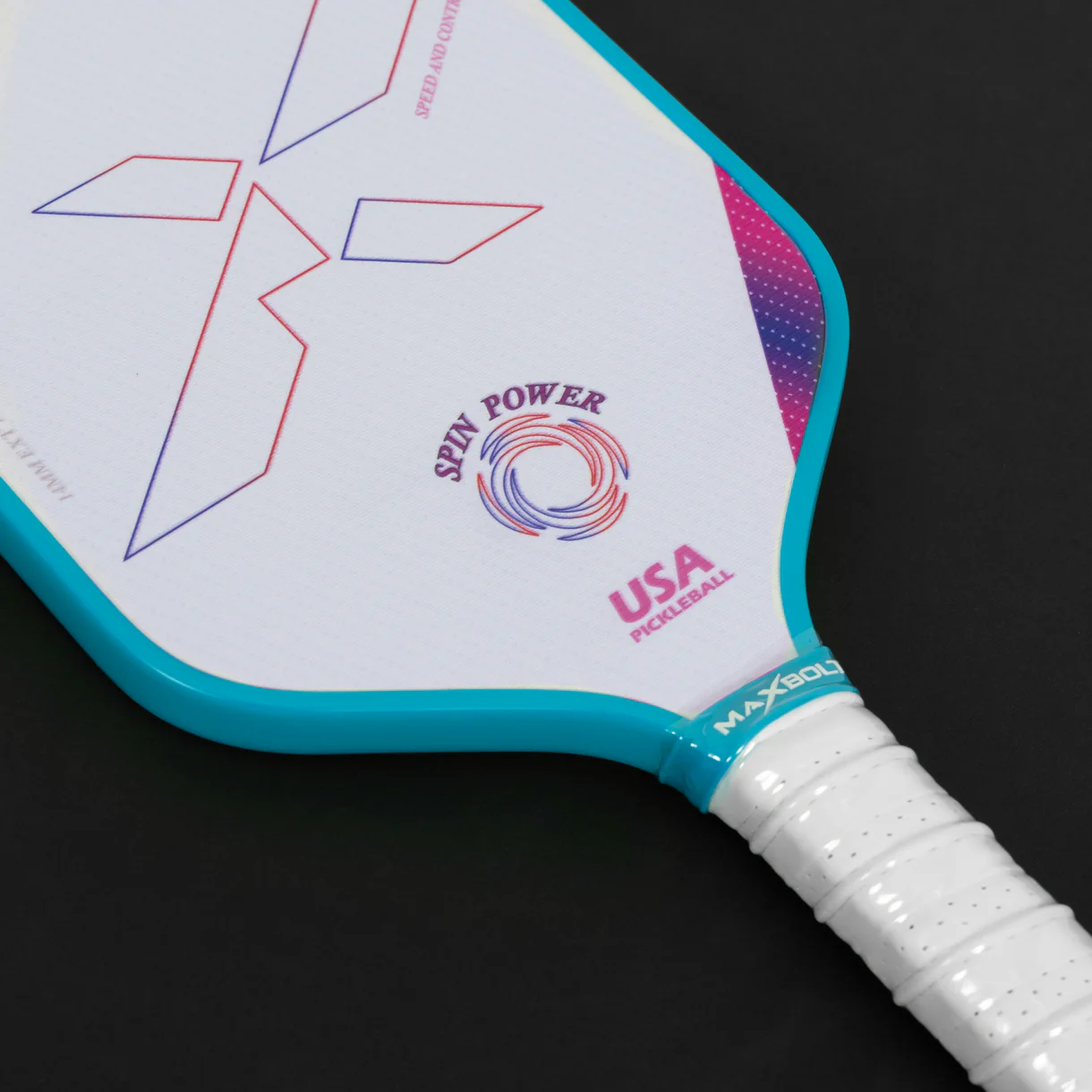 Pickleball Paddle Fiberglass - Maxbolt SPADE (Free 2pcs Ball) PQ
