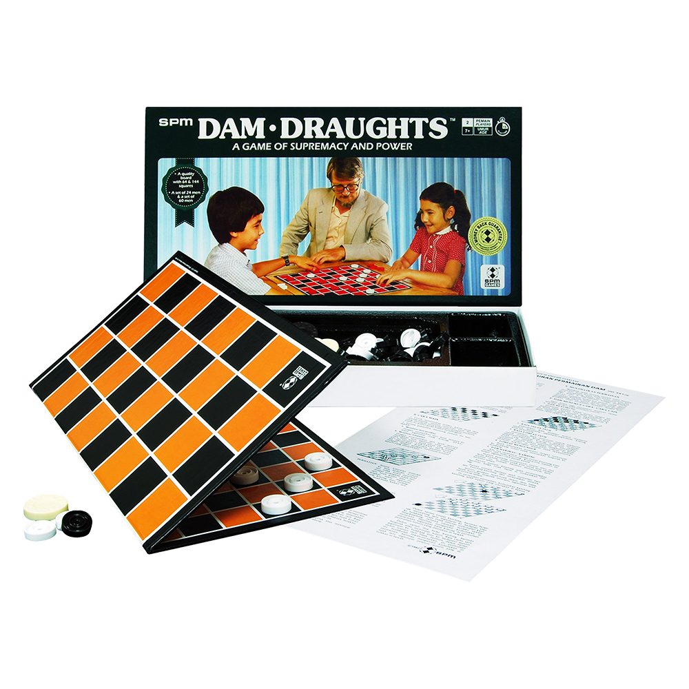 Boadgame - Dam & Draughts (Dam Haji) Standard SPM51 CQ