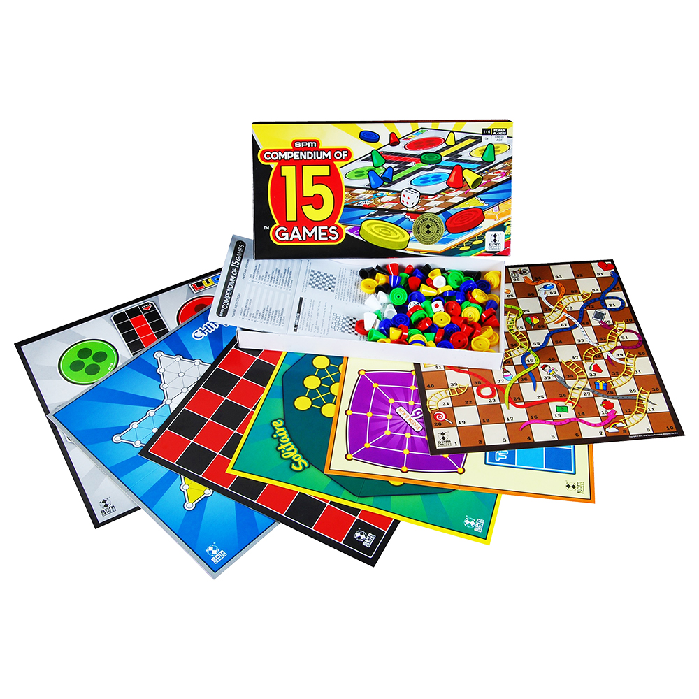 Boardgame - Compendium of 15 Games SPM95 CQ