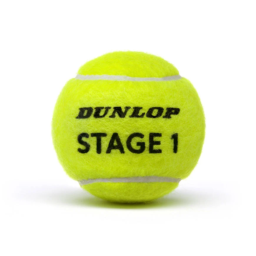 Tennis Ball - Dunlop Stage 1 Green (3 Balls) YZ