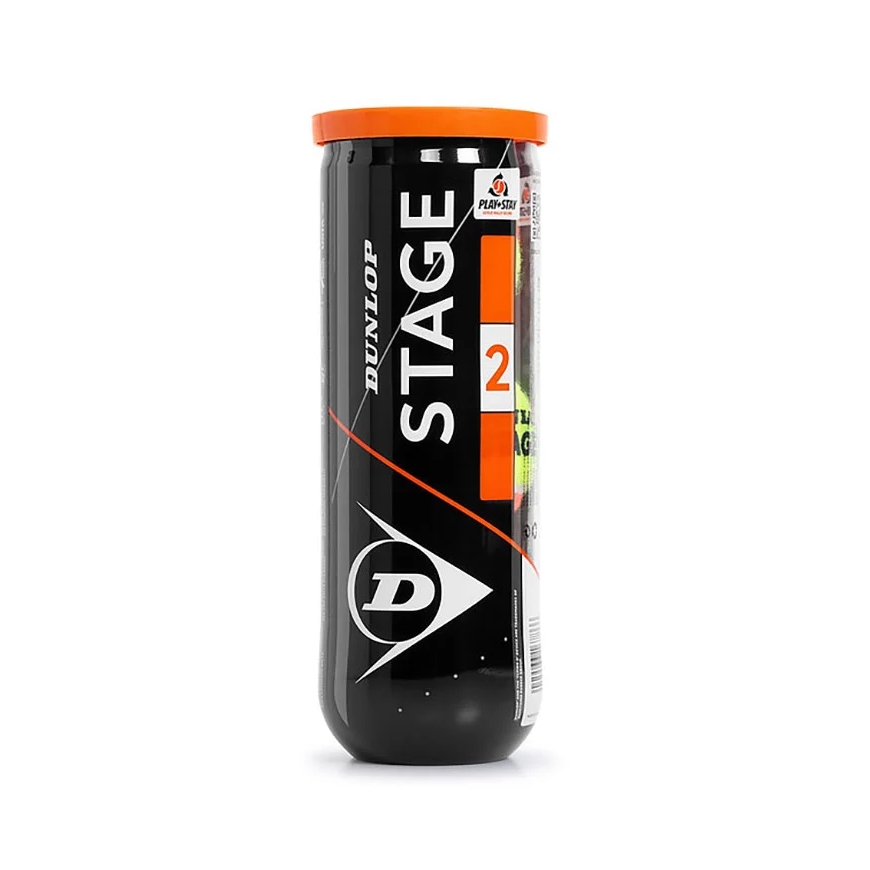 Tennis Ball - Dunlop Stage 2 Orange (3 Balls) YZ