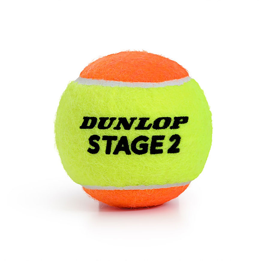 Tennis Ball - Dunlop Stage 2 Orange (3 Balls) YZ