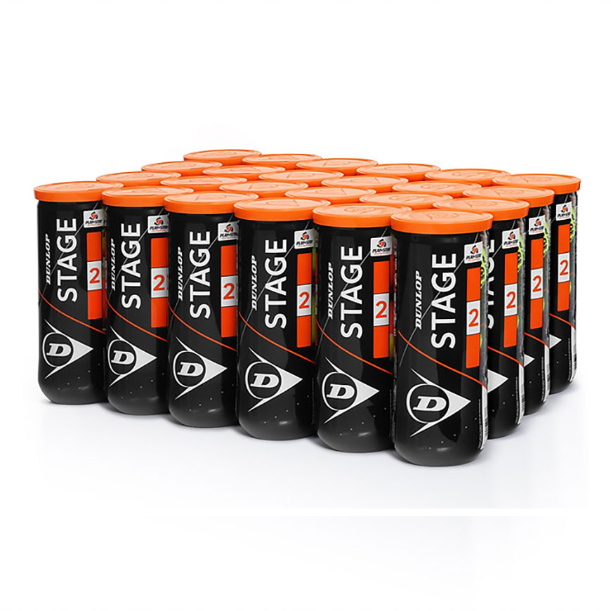 Tennis Ball - Dunlop Stage 2 Orange (3 Balls) YZ