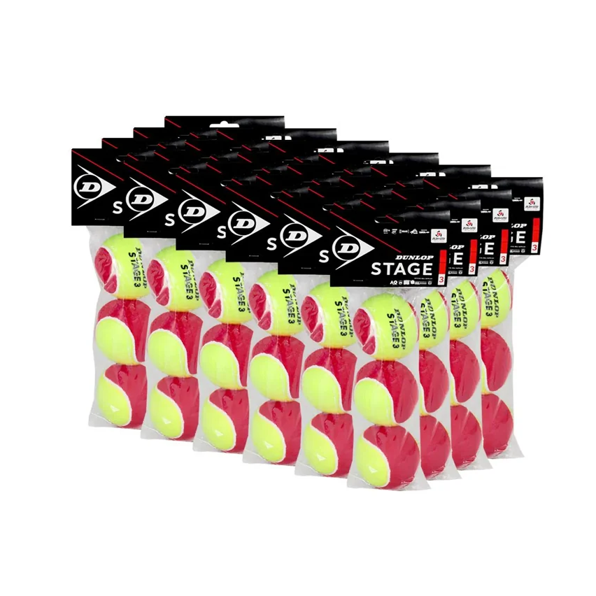 Tennis Ball - Dunlop Stage 3 Red (3 Balls) YZ