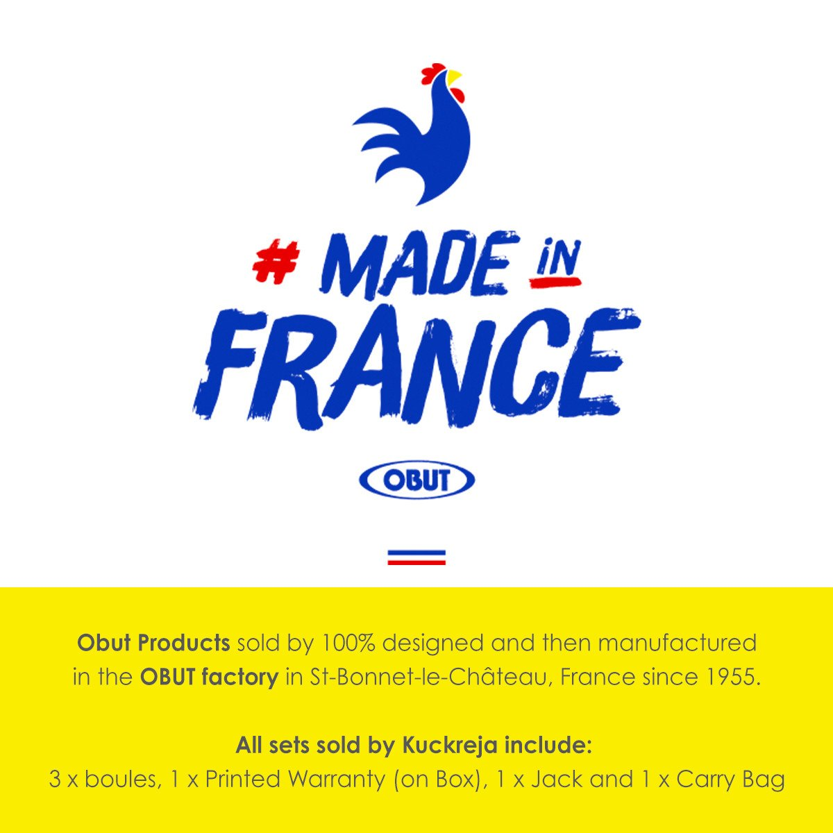 Petanque Boules - Obut Superinox (Style 0) KQ