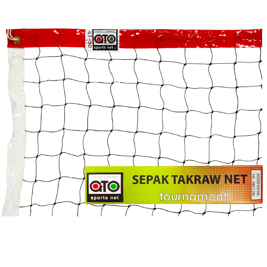 Takraw Net - GTO GT50 (Black) + Steel Cable CQ