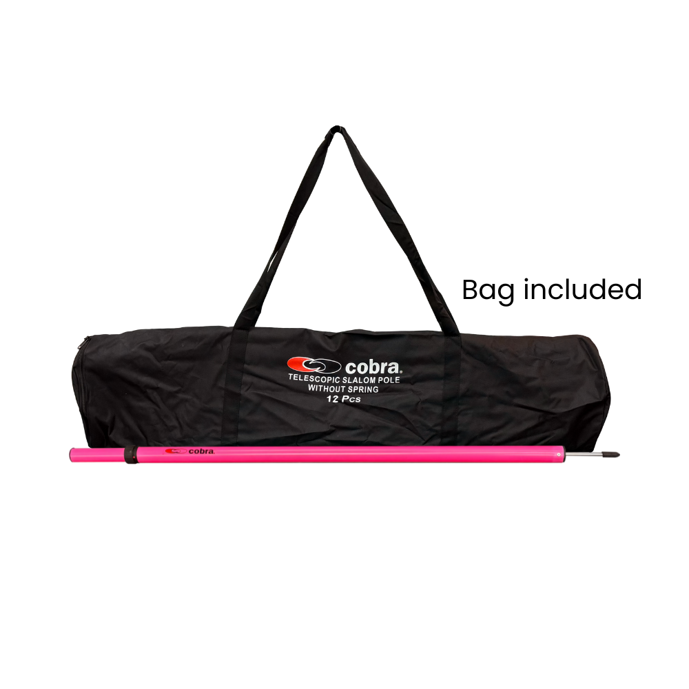 Slalom Pole Set - Cobra Telescopic (12pcs + Bag) CQ