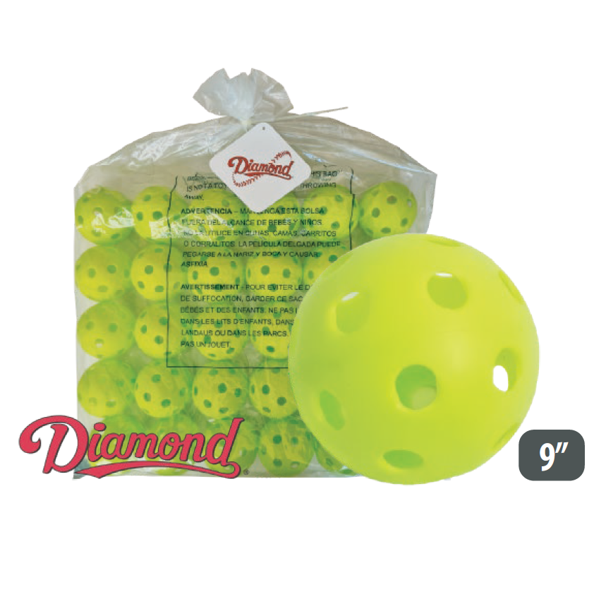 Baseball Flexible Ball 9"- Diamond TFW9 (Set of 30) CQ