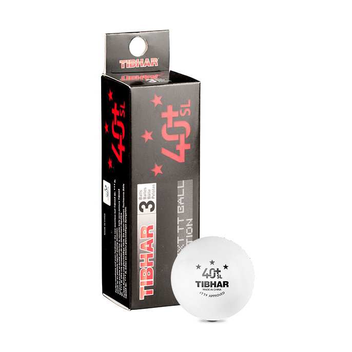 Table Tennis Ball - Tibhar 40+ SL 3-Star (3pcs) WQ