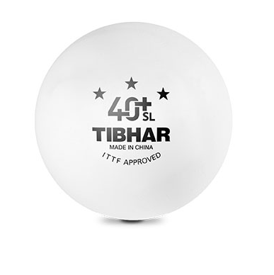 Table Tennis Ball - Tibhar 40+ SL 3-Star (3pcs) WQ