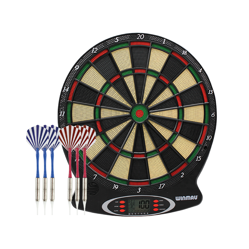 Electronic Dartboard Set - Winmau Ton Machine Soft Tip CQ