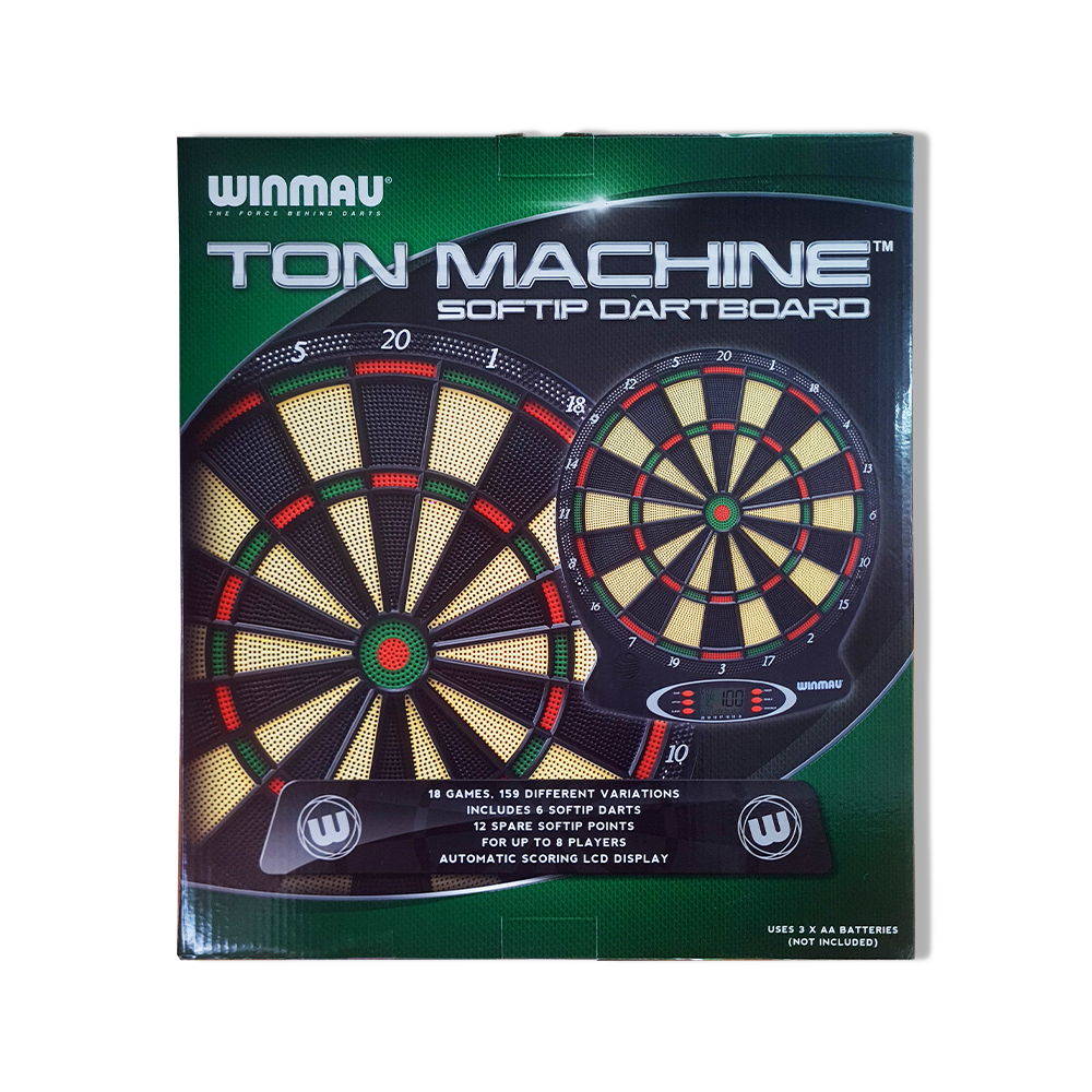Electronic Dartboard Set - Winmau Ton Machine Soft Tip CQ