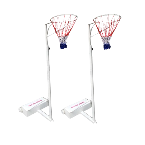 Netball Post (Adjustable Height) - TS810 + Wheels + Square Weight