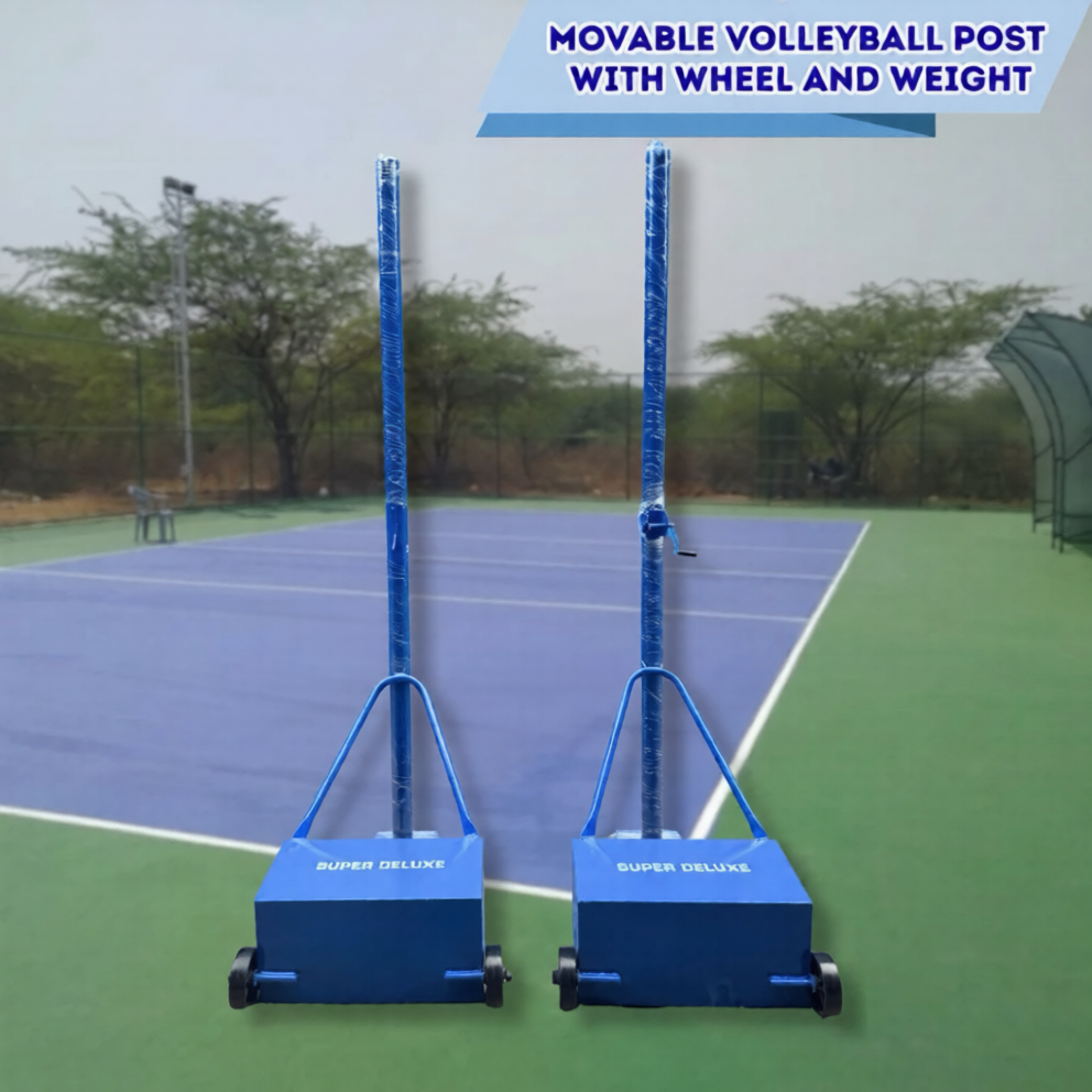 Volleyball Post - TS813 + Wheels + Square Weight