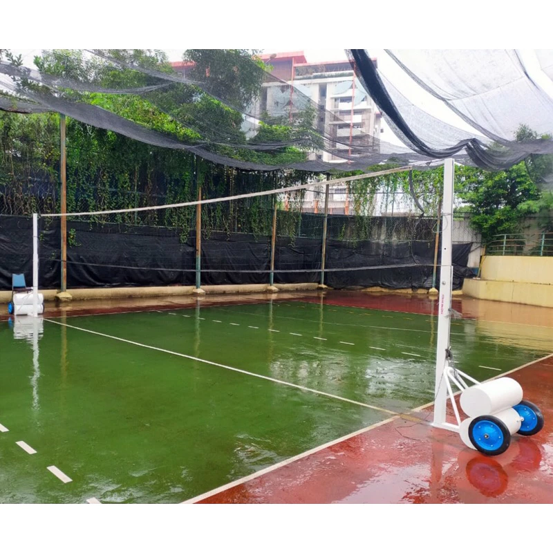 Volleyball Post - TS813B + Wheels + Double Round Weight