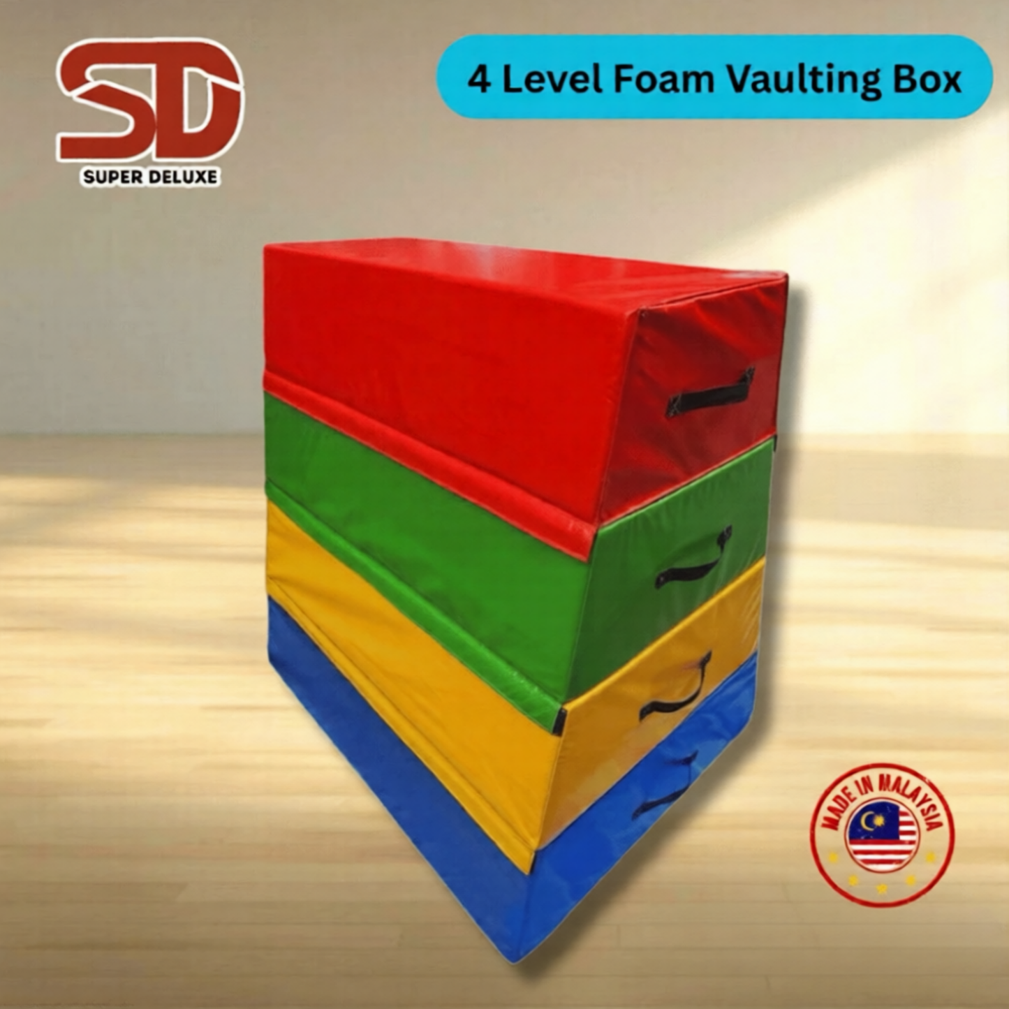 Foam Vaulting Box - TS818B (4 Level)