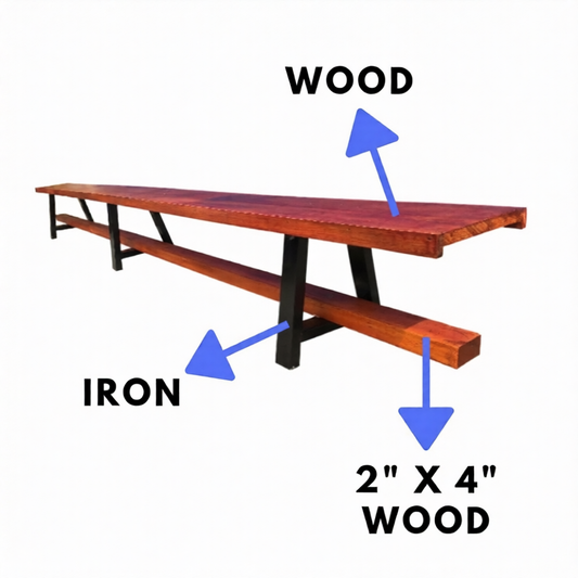 Gym Bench - TS834A Junior (W8" x L10ft)
