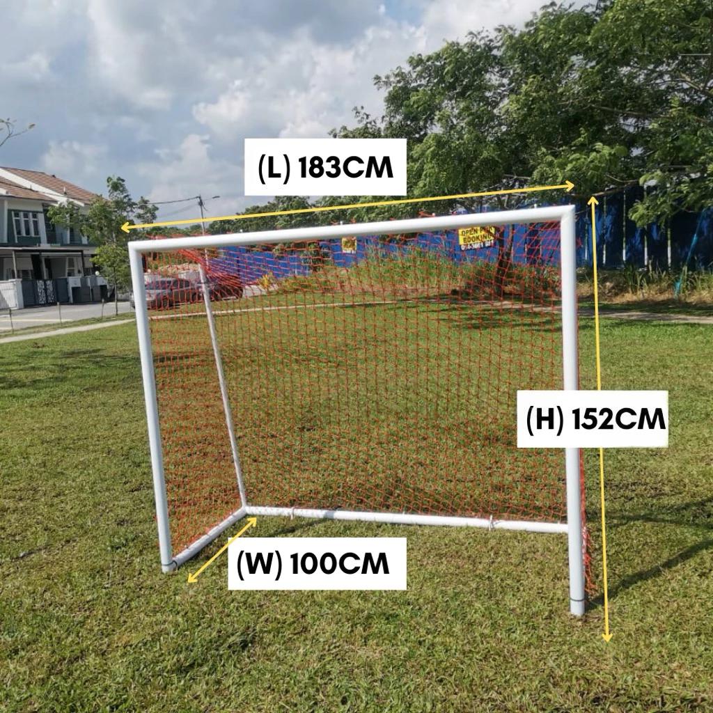 Football Post - TS837B [5ft x 6ft] + Net (1 Pair)