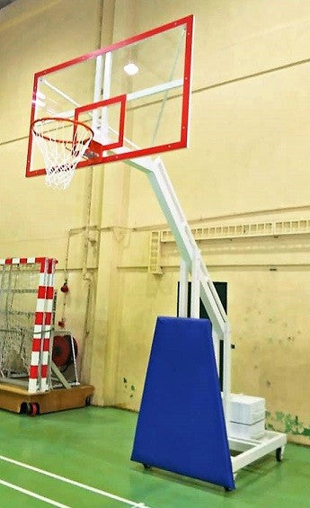Basketball Post - TS845 Acrylic Board +Weight +Wheel +Padding