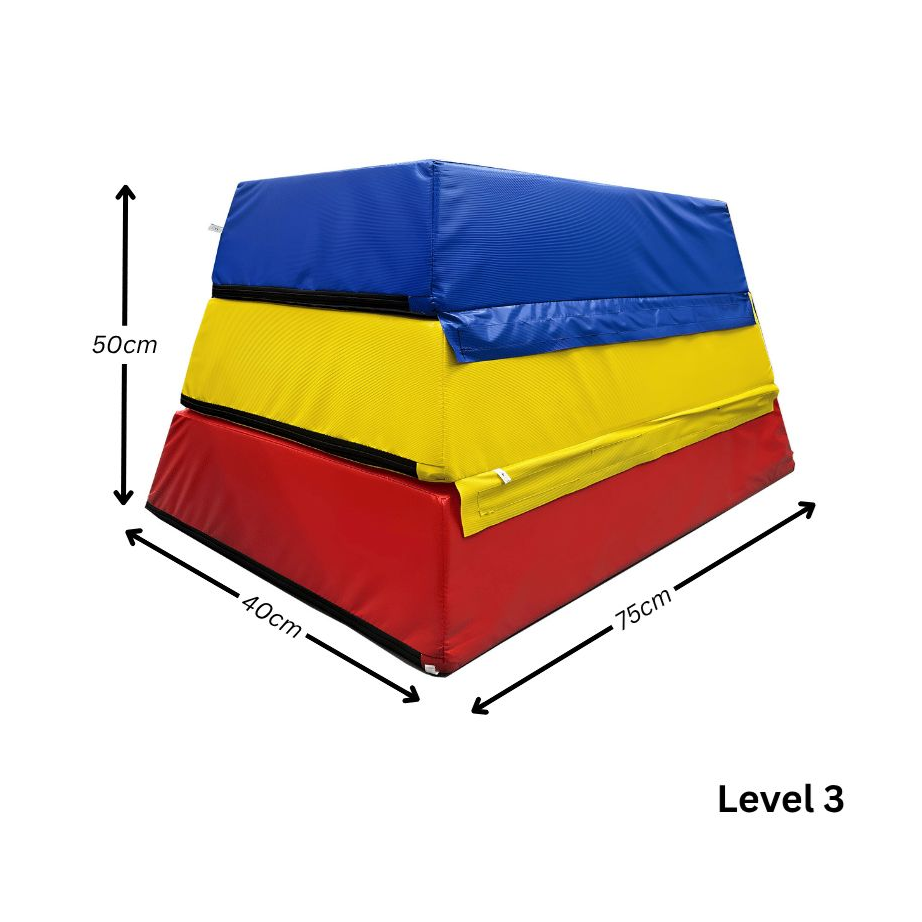Foam Vaulting Box - New Top (3 Level) CQ