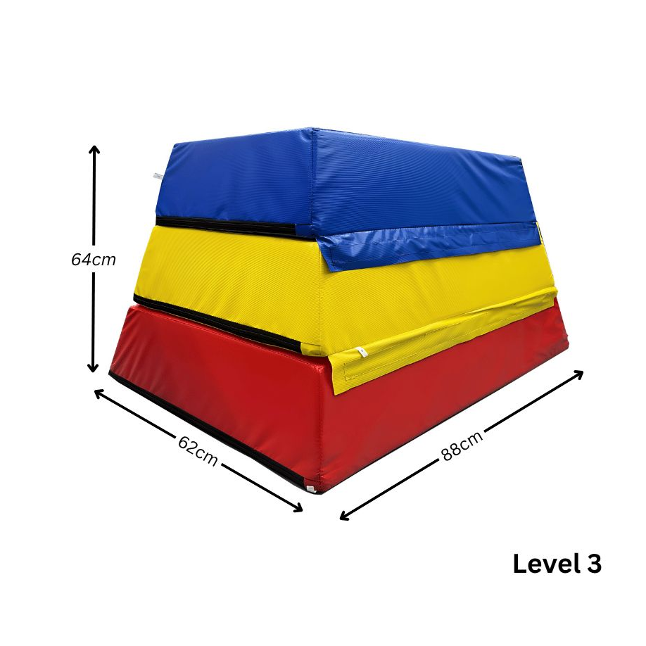 Foam Vaulting Box - New Top (3 Level) CQ