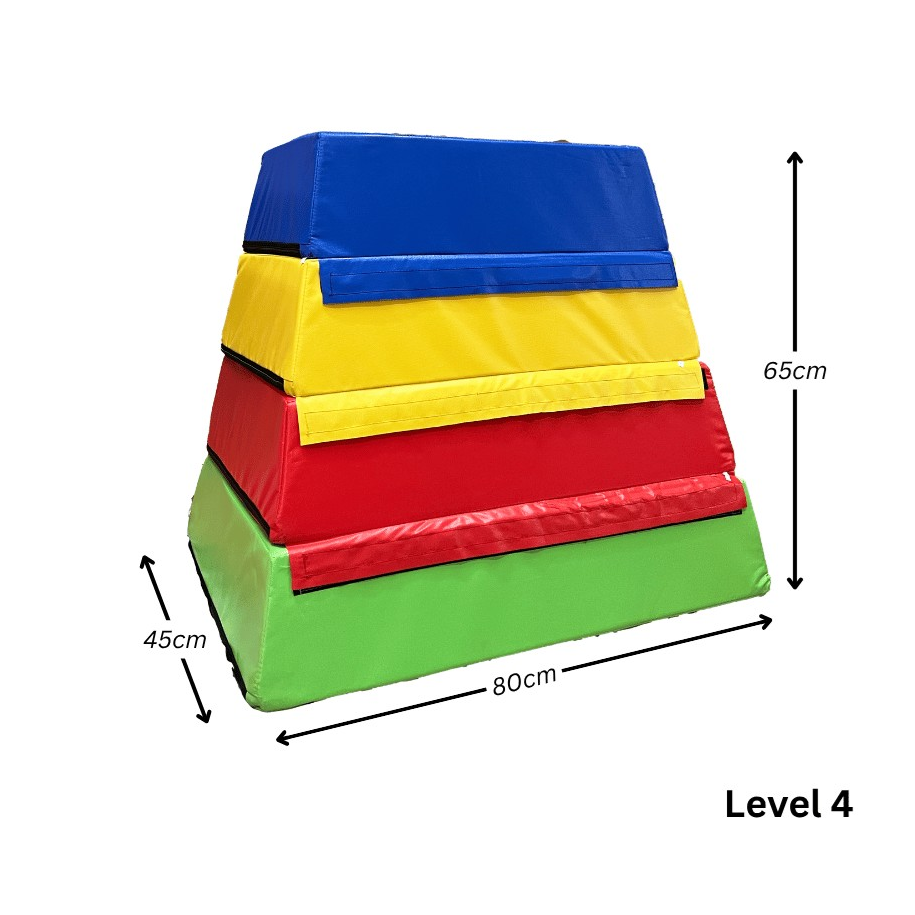 Foam Vaulting Box - New Top (4 Level) CQ