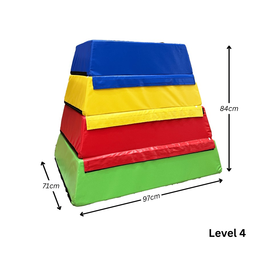 Foam Vaulting Box - New Top (4 Level) CQ
