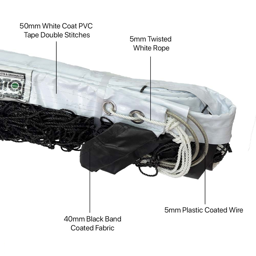 Volleyball Net - GTO DX Pro (3.0mm) + Cable CQ