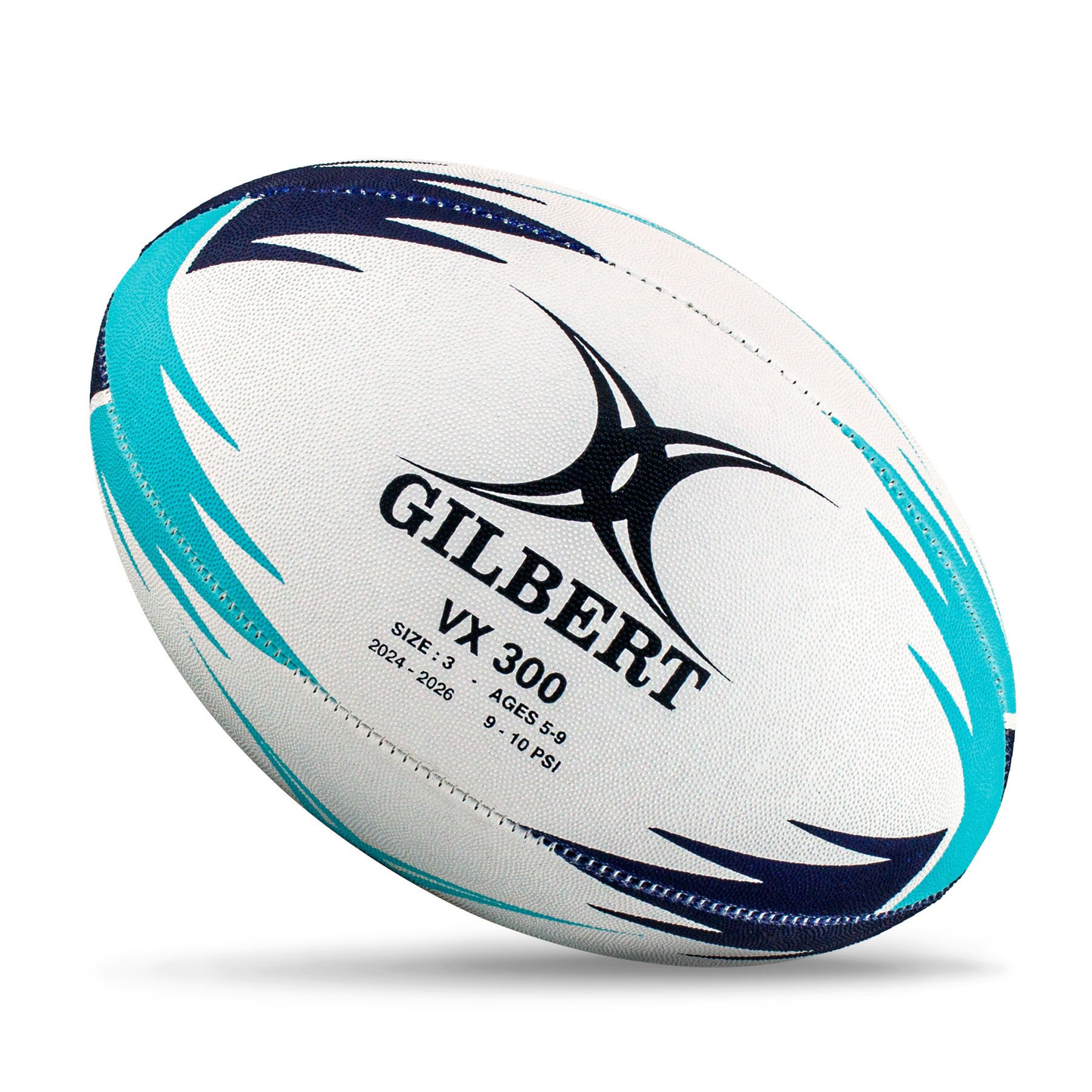 Rugby Ball Size 3/4/5 - Gilbert VX300 KQ