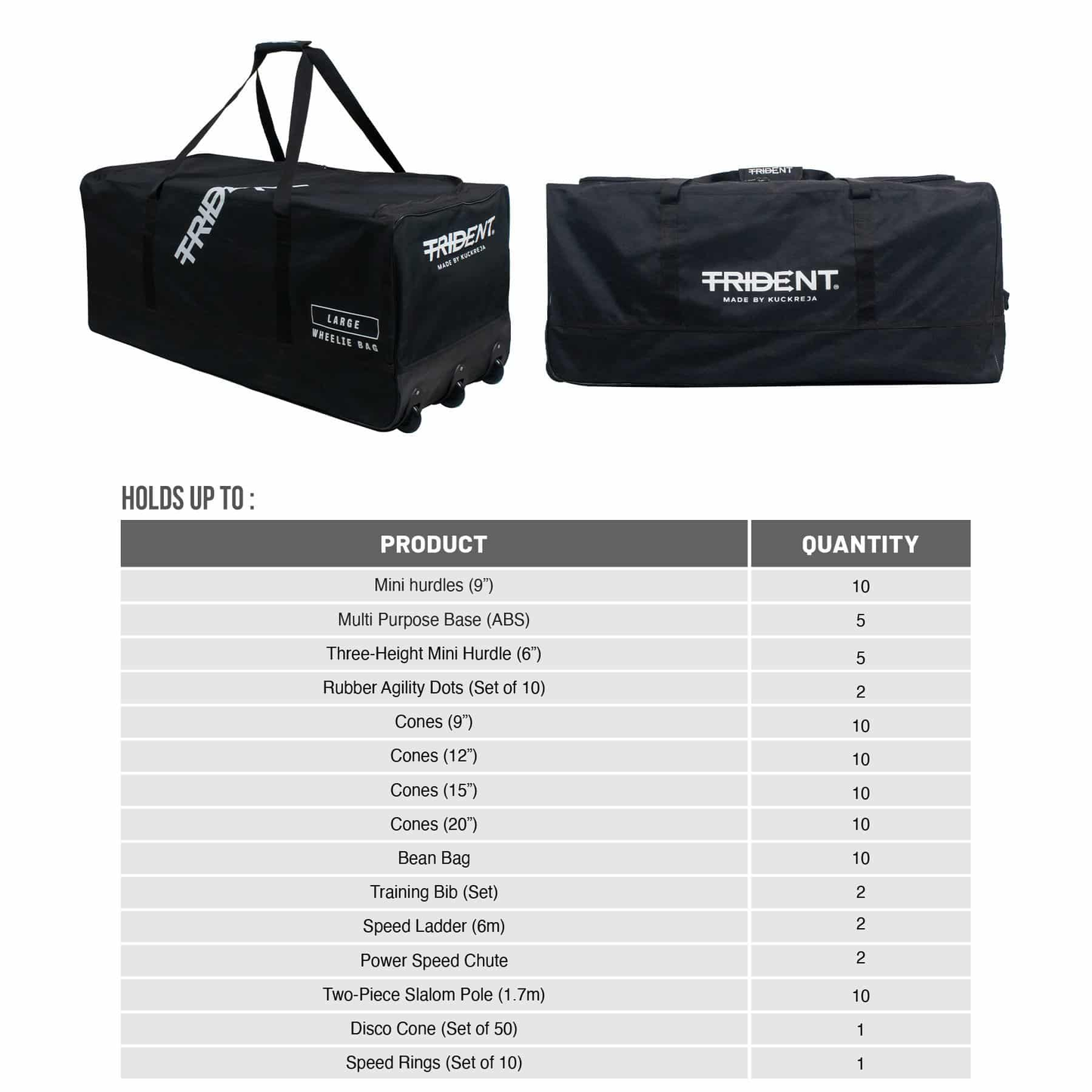 Hockey Goalie Bag - Trident Large KQ