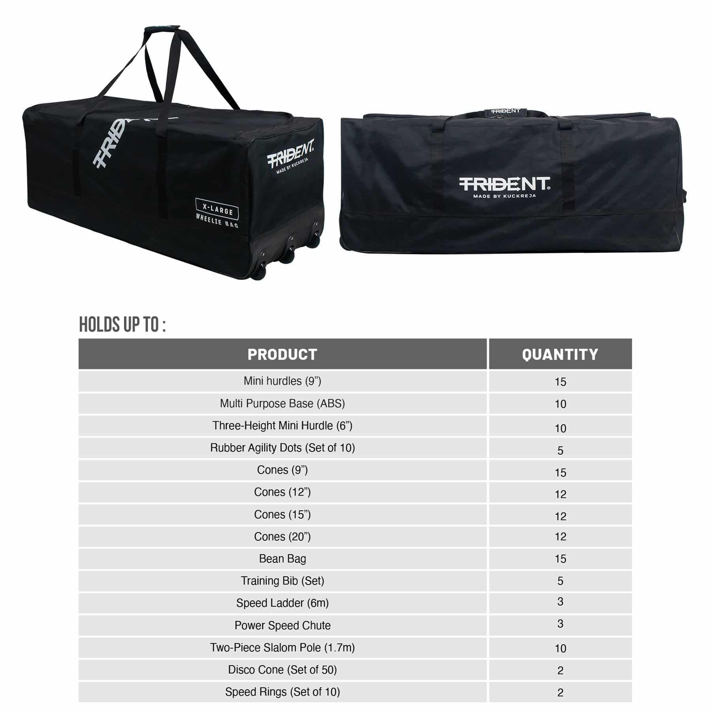 Hockey Goalie Bag - Trident Extra Large KQ
