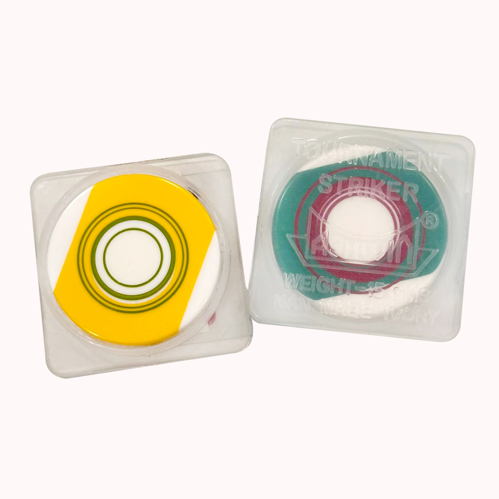 Carrom Striker - Ashwin White Ball (Plastic Case) CQ