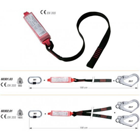 60301.03 Camp - Webbing Lanyard 190cm 1x981+1x2017 60301.03 Camp - Webbing Lanyard 190cm 1x981+1x2017