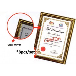 A4 Certificate Frame Set B - AP014 (8pc) PZ 