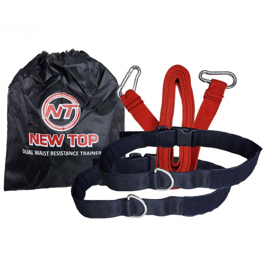 Dual Waist Resistance Harness Set - New Top + Bag CQ Dual Waist Resistance Harness Set - New Top + Bag CQ