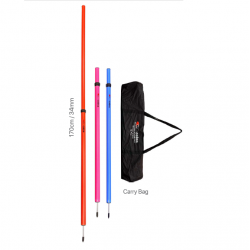 Slalom Pole Set - Cobra Telescopic (12pcs + Bag) CQ